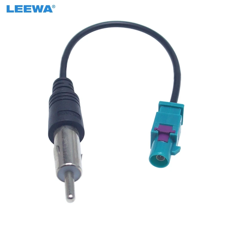 

LEEWA 10PCS Car Stereo Radio Audio Installation FM/AM Antenna Adapter For Volkswagen/BMW/Audi/Porsche/Mini Wiring Cable #CA6007