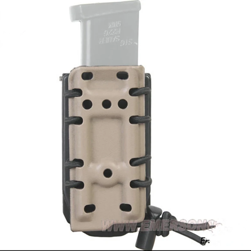 

2017NEW EmersonGear Wargame Paintball RIFLE Mag Quick Module Single Pouch Carrier 9MM For Molle Military Tactical Magazine Bag