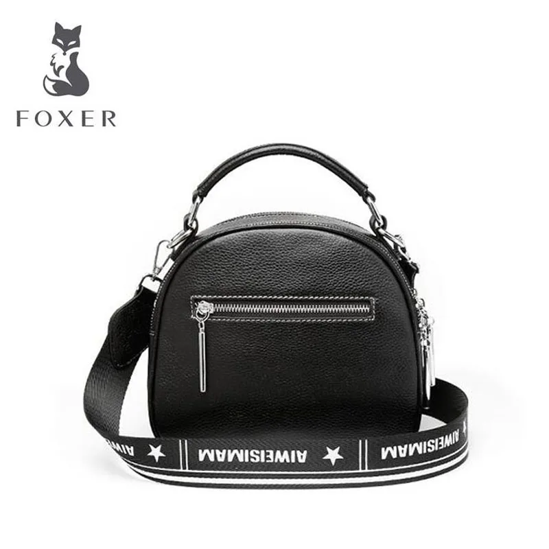 Женская сумка тоут FOXER роскошная из натуральной воловьей кожи на плечо 2019|Сумки с