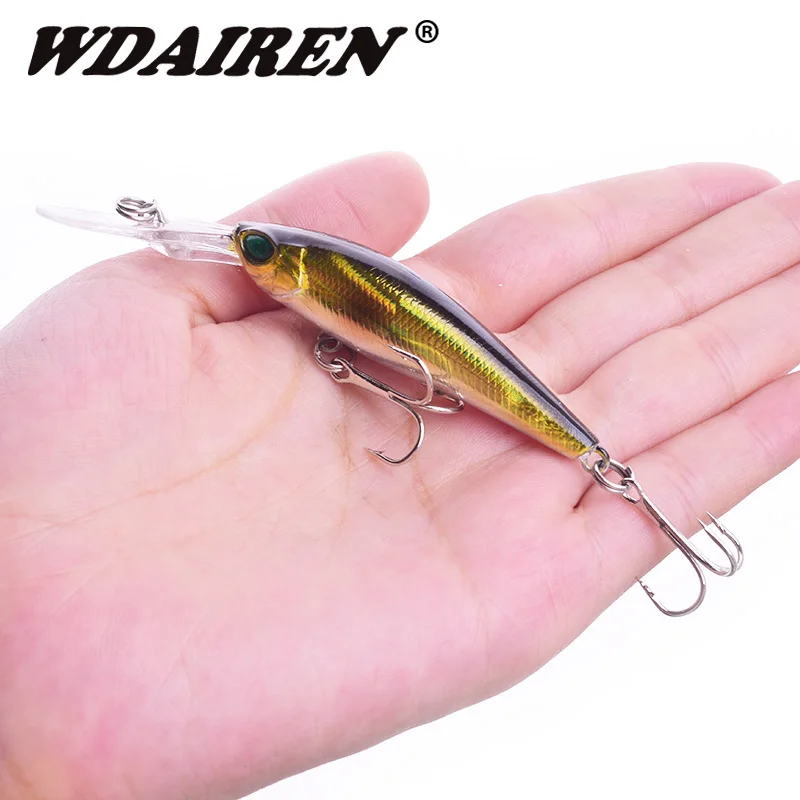 

1pcs Minnow Fishing Lure 95mm 6.1g Hard Bait Fishing Wobbler Pesca Artificial Crankbaits Crank Baits Floating Fishing Lures