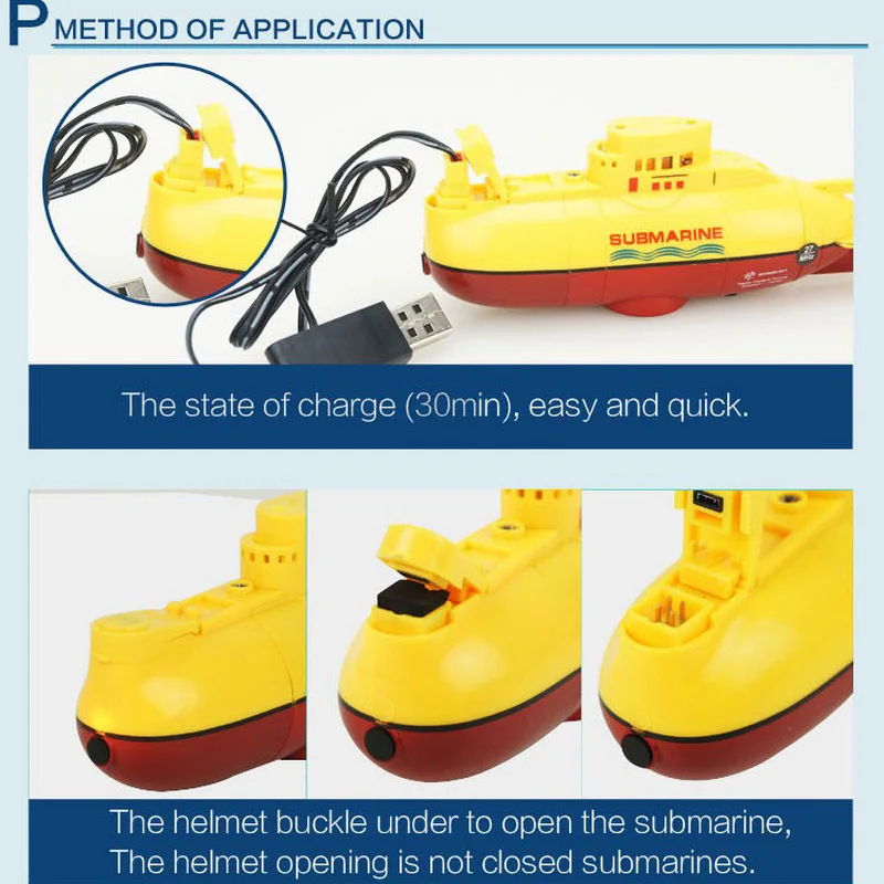 Мини Rc Подводная лодка игрушка 6CH Дайвинг игрушка 40 МГц/27 МГц радио синий/желтый пульт дистанционного управления субмарина игрушки для детей подарок
