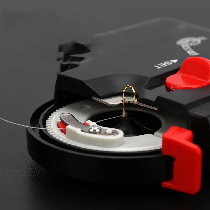 

HOT Automatic Fishing Hook Line Tier Tool Tie Machine Tying Knot Lure Fishing Tackle Device HV99