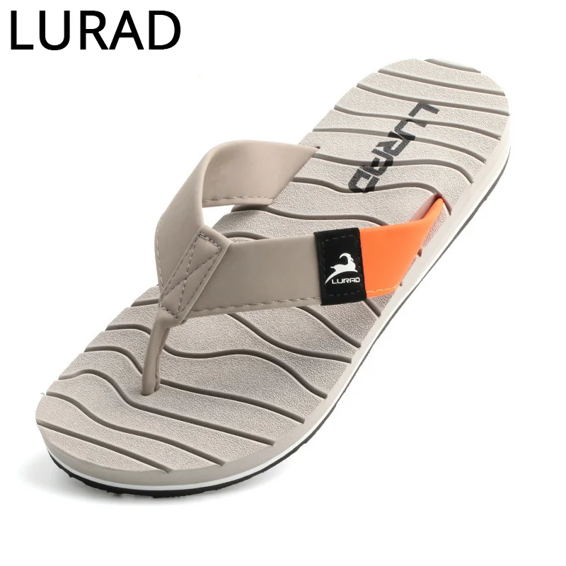 LURAD men's flip flops summer non slip 