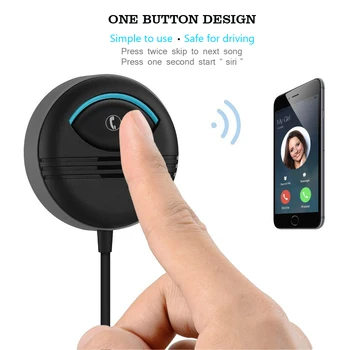 

Car Aux Handsfree Bluetooth Usb Adapter Kit Bluetooth Version 4.1 Noise Cancelling Chip Audio FM Converter Universal