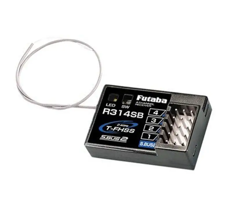 R314SB 4 канальный 2 GHz T FHSS приемник для Futaba 4PXR 4PX 4PLS 4GRS 1/10 1/8 1/5 Rc автозапчасти|Детали и