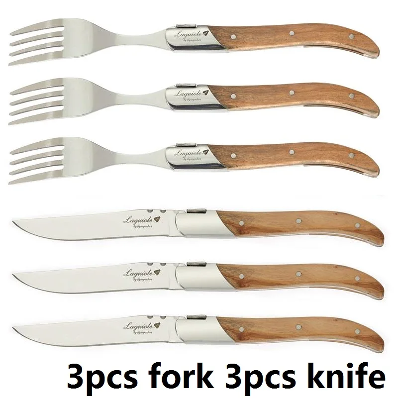 3 knife 3 Fork