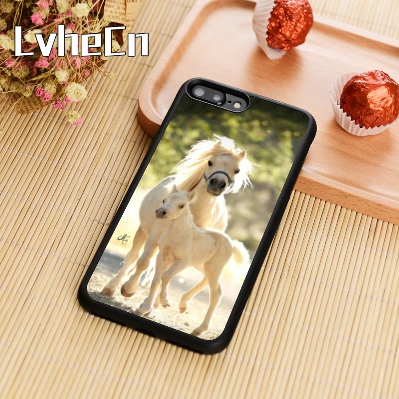 LvheCn Horse Calf Cremello Native Pony Printed Phone Case For iPhone 11 Pro X XR XS MAX 5 6 6s 7 8 Plus samsung s7 s8 s9 s10 |
