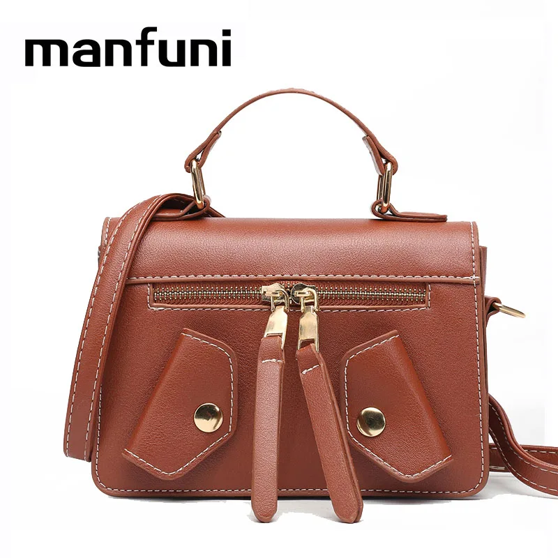

MANFUNI 2018 New Shoulder Bag Korean Wild Messenger mochila Fashion Bags Small Party Bags Mini Bags For Girls