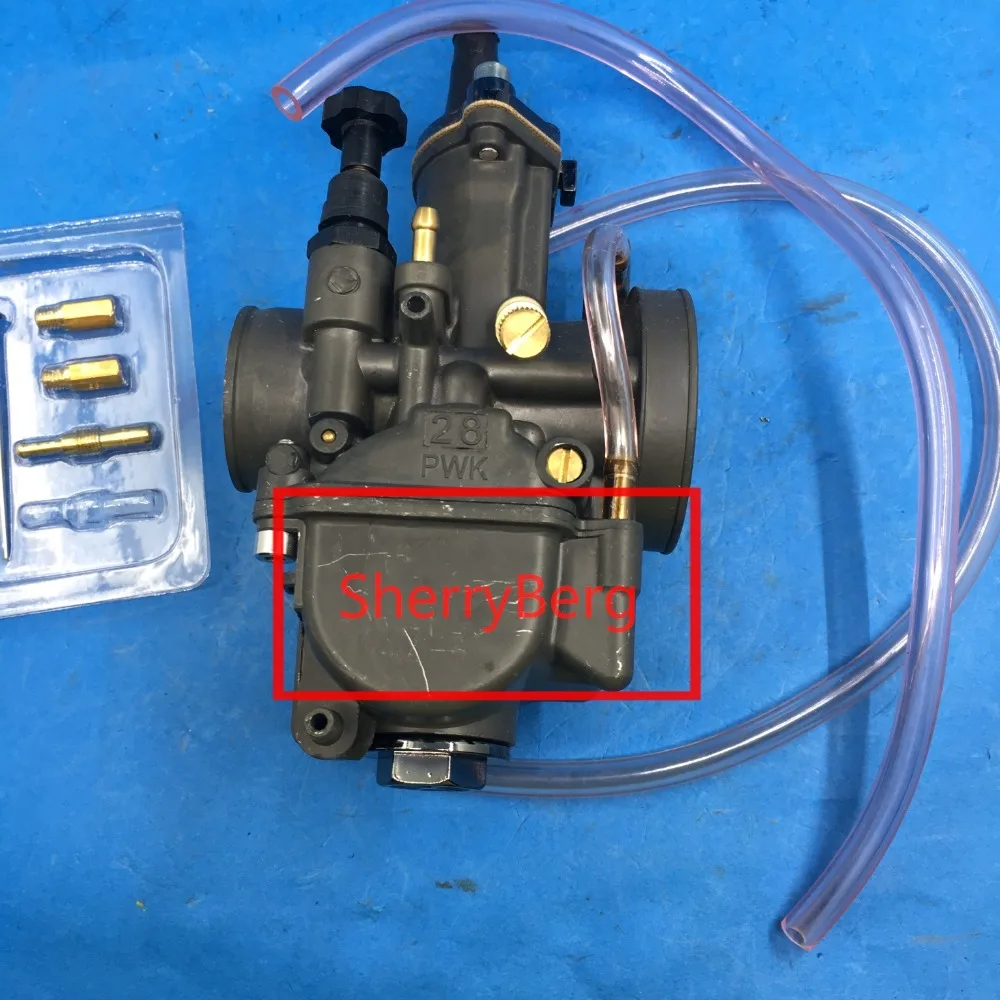 SherryBerg PWK 28MM Carburetor for Koso OKO With Power Jet Black color
