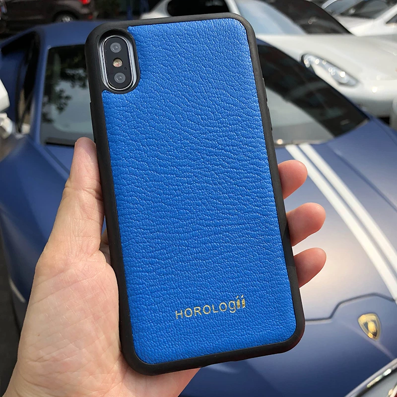 

Horologii CUSTOM NAME FREE cell phone cases for iphone case x leather with wrist strap gift for friends dropship service