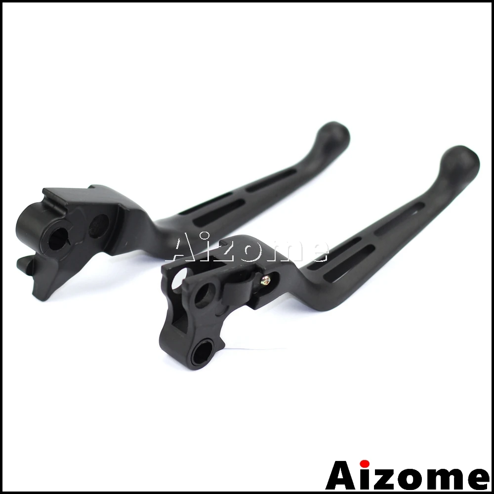 Davidson by 96-17 Brake /& Clutch Lever Set Wide Blade Black F.Harley