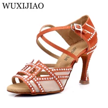 WUXIJIAO Women Ballroom Dance Shoes Salsa Latin Dancing Shoes Square Dance Shoes Samba Tango Waltz Shoes For Women Fashion