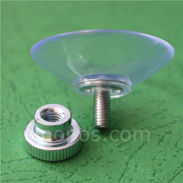 CHEAPEST!! 40mm Thumb Screw Clear Suction Cups White Nut Rubber Window Suckers