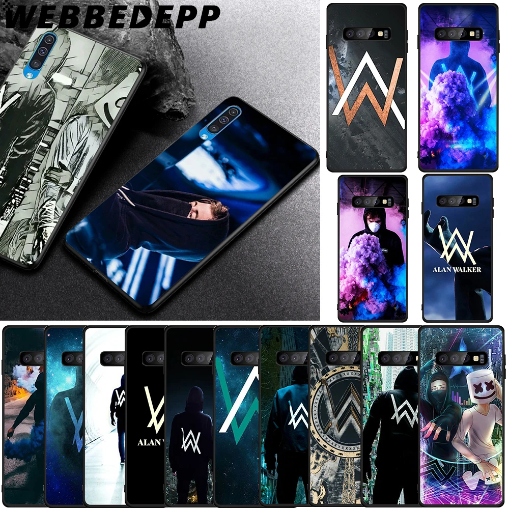 WEBBEDEPP Alan Walker DJ Мягкий ТПУ чехол для Samsung Galaxy S6 S7 Edge S8 S9 S10 Plus S10e | Мобильные телефоны и