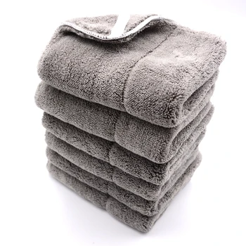 

40cmx30cm 6PCS Super Thick Plush Microfiber Car Cleaning Cloth Car Care Wash Microfibre Wax Polishing Detailing Towel