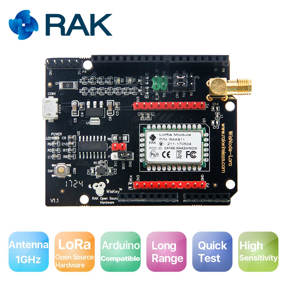 Купить Модуль WisNode <b>Lora</b>, поддержка AS923, 868 915 433 470 ...