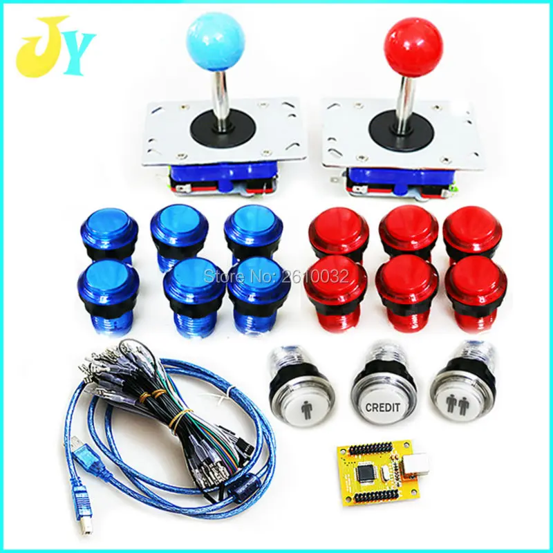 1Pcs Yellow Long Length Arcade Game HAPP Style Push Button for Mame and Jamma HI 