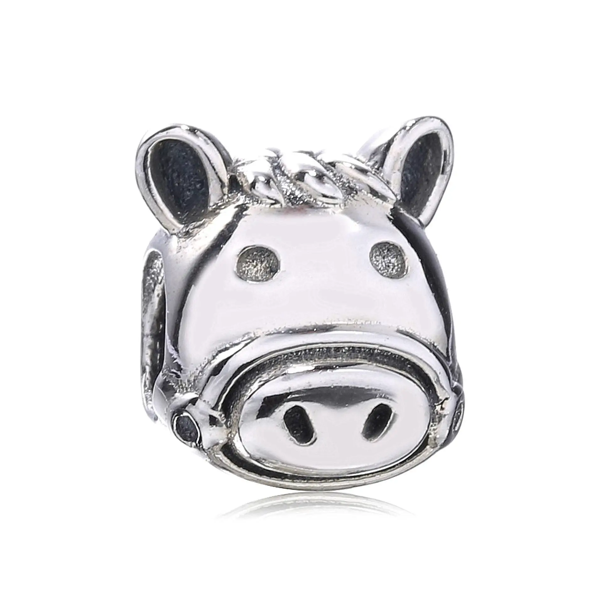 Authentic 925 Sterling Silver Charm Bead Remarkable Horse Pony Charms