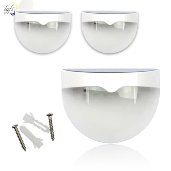 

6LED Solar Power Lamp Garden Decoration Light Fence Gutter Led Solar Light Outdoor Garden Wall Lobby Hemispheric Light Lamp