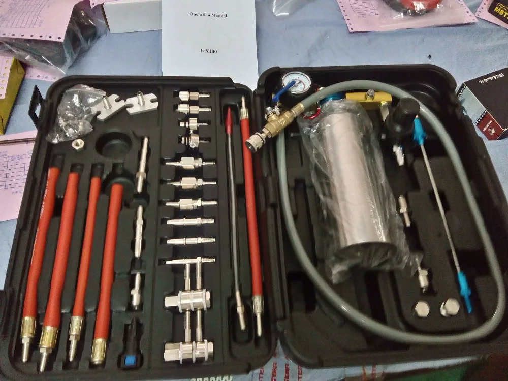 

Fuel Injection System Cleaning Throttle Toolkit GX100 for auto Fuel Injector and Cleaner Machine nozzle washing machine