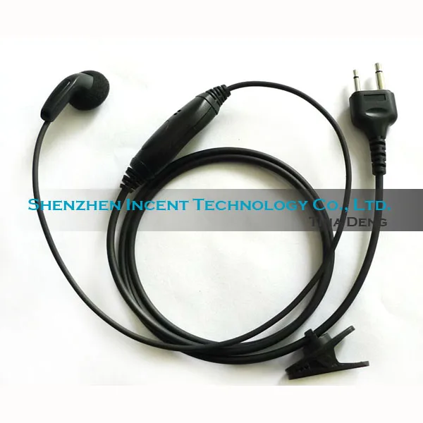 VOIONAIR 10pcs/lot Ear Bud Earphone Headset Speaker For Icom IC-F3 IC-F4 IC-U12 Vertex Maxon