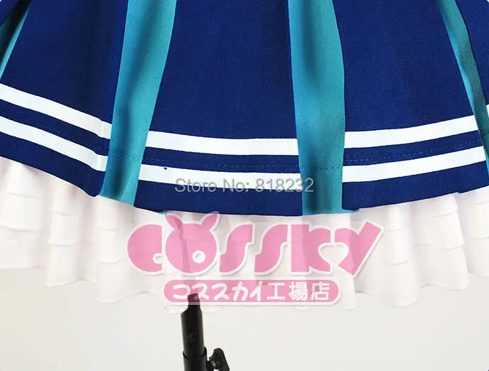 Платье футболка с надписью Love Live School Idol Project Sonoda Umi Cheerleader униформа костюмы для