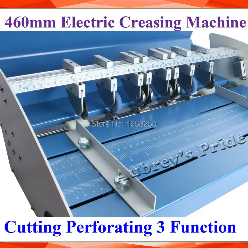 3 в 1 комбо 18 дюймов 460 мм Электрический Creaser Scorer перфоратор бумаги биговки перфорации 3 функции машина триммер