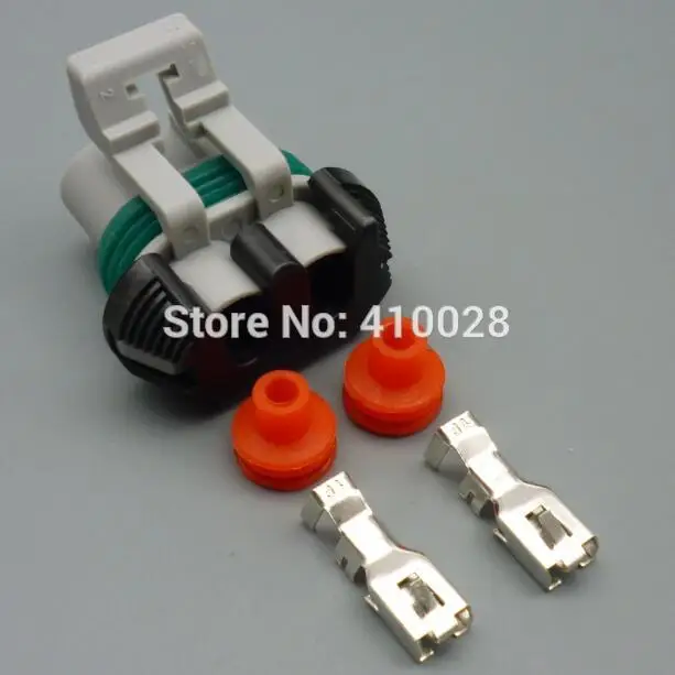 shhworldsea 5/30/100set 2p 6.3mm male female plastic radiator connector