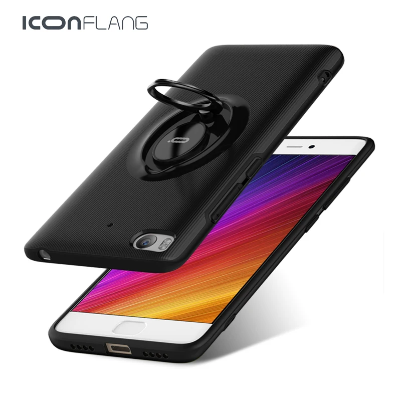 

Slim Shockproof Phone Protection Case For Xiaomi Mi 5C Mi5 Mi 5S Mi5S Plus Case Luxury Perfect Cover Shell Magnetic Ring Cover