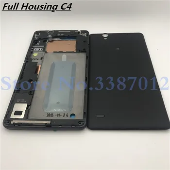 

Front Middle Frame Housing For Sony Xperia C4 E5303 E5306 Middle Plate Bezel Case Front LCD Frame Bezel+Battery housing cover