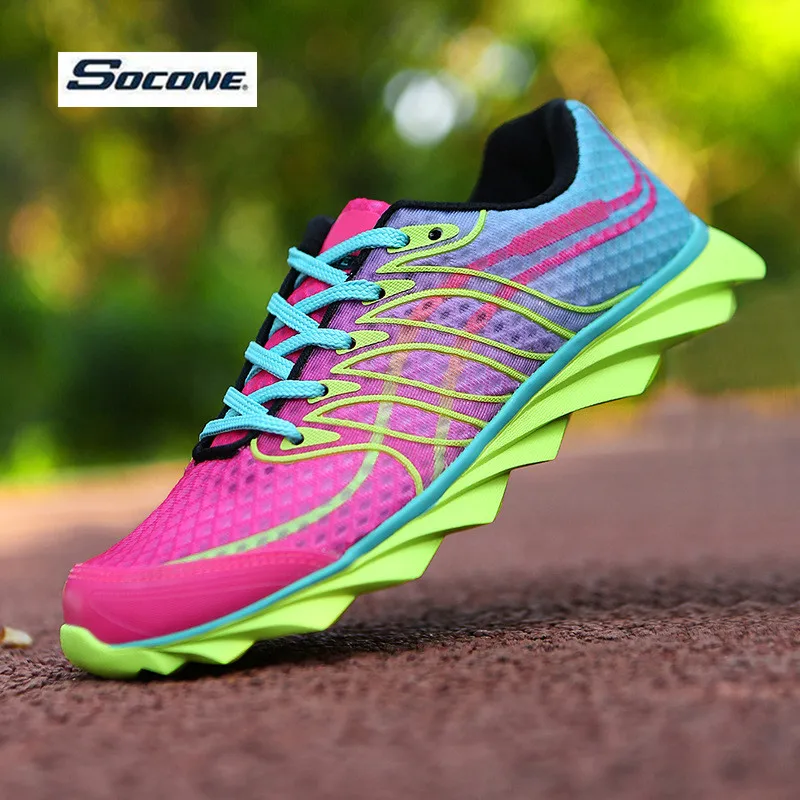 Unisex Cushioned Blade Casual Shoes Men Outdoor Sport Mesh Trainers