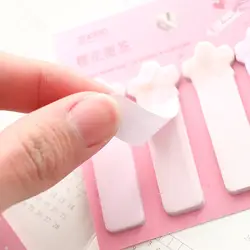 Cherry Blossom планировщик наклейки Sticky Блокнот для заметок Kawaii Канцелярские блокноты для записей блокнот офисные украшения Seif-stick Примечания