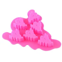 Новая силиконовая форма для мороженого Хэллоуин Череп тыква летучая мышь Форма холодный виски винный коктейль кубик льда DIY Инструменты для мороженого