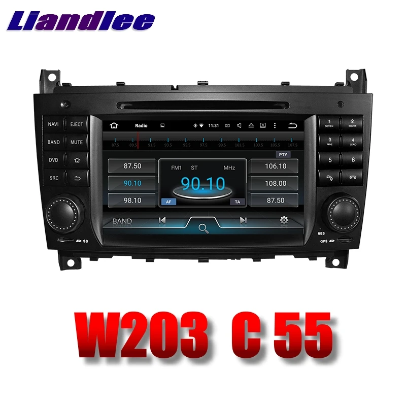 Sale Liandlee Car Multimedia Player NAVI For Mercedes Benz C 55 W203 MB 2004~2007 Touch Screen System Radio DVD Stereo GPS Navigation 2
