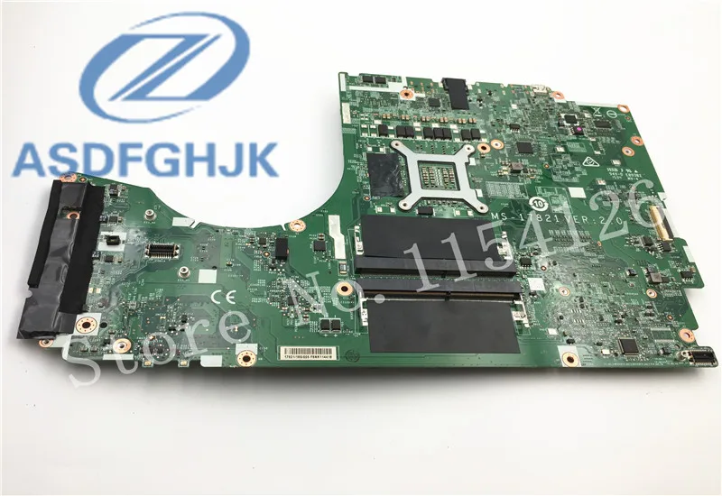 Материнская плата для ноутбука MSI GT72 2QD DOMINATOR MS 17821 1782 системная SR2FQ i7 6700HQ
