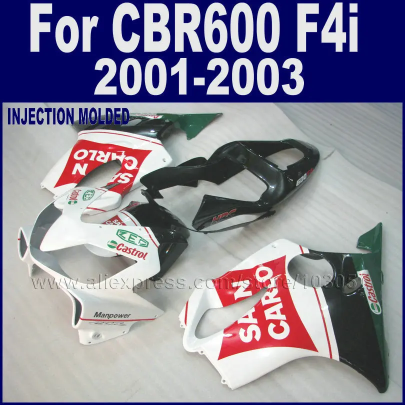 Изготовленный На Заказ комплект обтекателей для мотоциклов Honda CBR 600 F4i 2001 2002 2003 Cbr