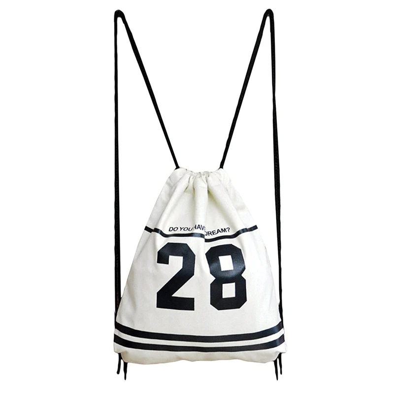 

DCOS-Convenient Backpack in Canvas (DO YOU HAVE A DREAM) Unisex Drawstring Backpack for Travel and Leisure 33 * 40Cm