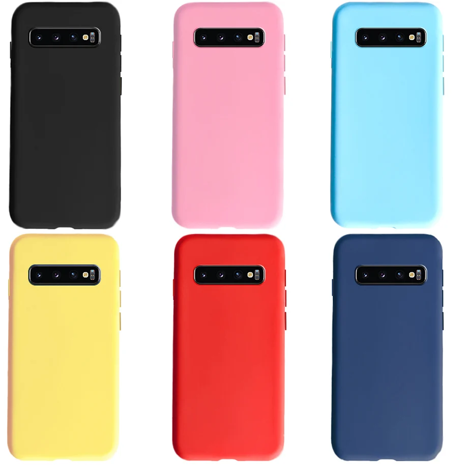 

For Samsung Galaxy S10 Case Samsung S10e Cover Silicone TPU Protection Phone Cases For Samsung Galaxy S10 Plus Coque Soft Case