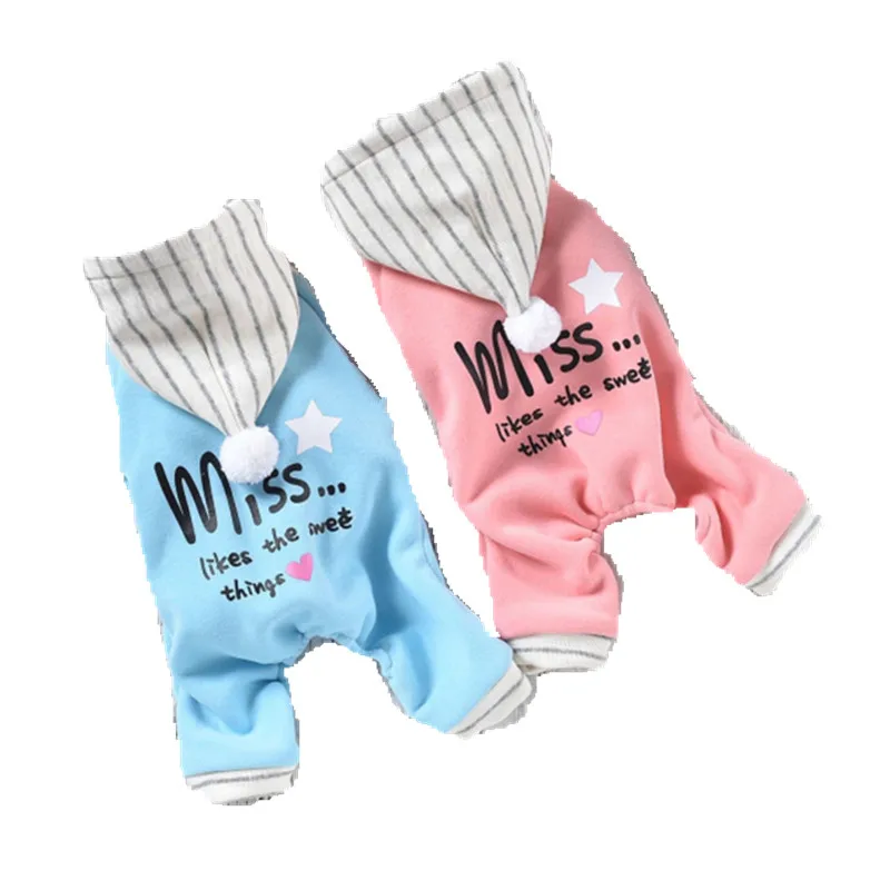 

Winter Dog Hoodie Jumpsuit Warm Pet Clothing for Dog Coat Jacket Pomeranian Poodle Bichon Schnauzer Pug Clothing Pet Costume