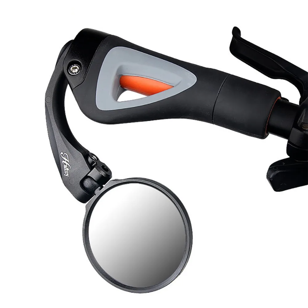 Flexible Bike Mirrors Clear Rear View MTB Bike Safety Cycling Round