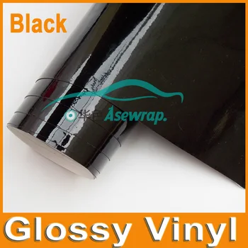 

Free shipping car styling glossy vinyl 1.52mx 5m high quaity car sticker air bubble free many color on whole car body/motorbike