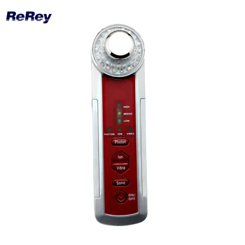 

Portable 4 in 1 Ultrasonic Photon Device Ionic Vibration Massage Led Light Therapy Face Cleaning Facial Skin Care Massager