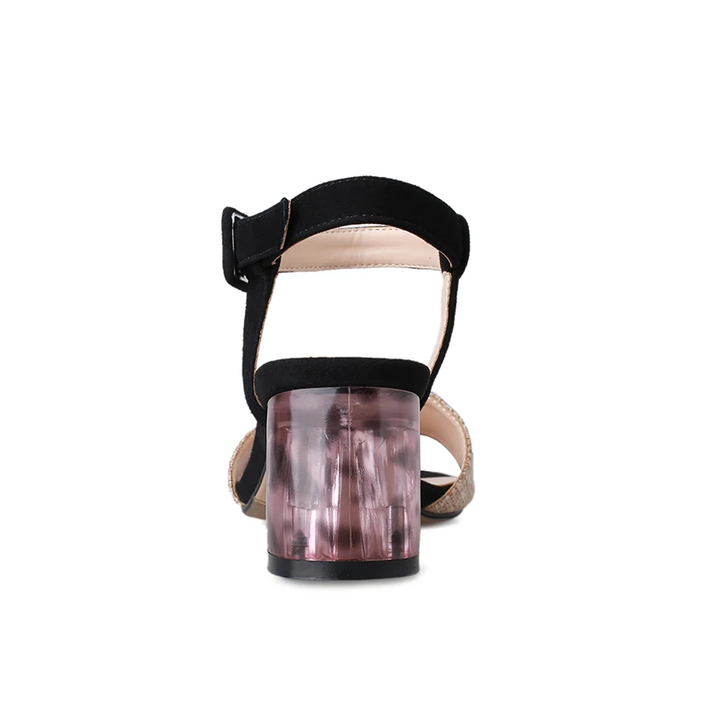 Frau Weibliche Party dark Apricot Offene Sandalen Sommer Light Apricot Farbe Ankle High Wildleder Strap Kind Spitze Mode Wetkiss Heels Schuhe Frauen SvZWg