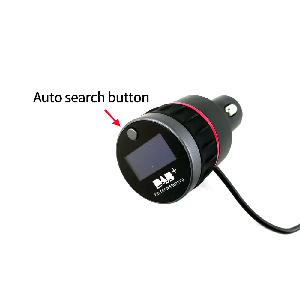 Auto DAB Plus Radio Empfänger Tuner FM Transmitter Konverter Adapter iOS Android 