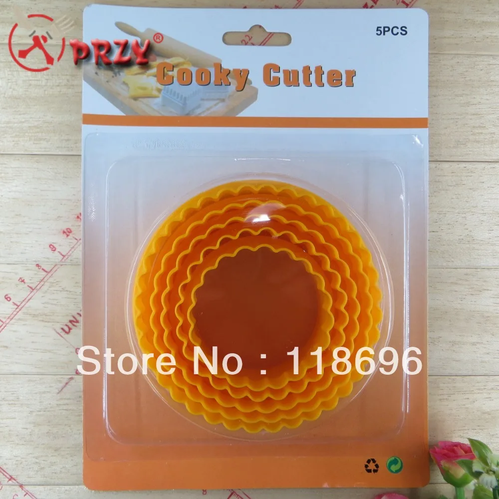 

5PCS cookies mould set circle Cookie Cutter Mold Biscuit Decorating Cakecookies mold NO.115
