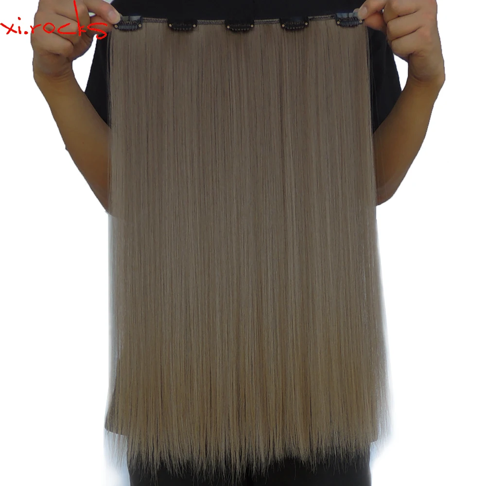 WJLZ5050/68 2Piece/Lot Xi.rocks 5 Clip in Hair Extensions wigs