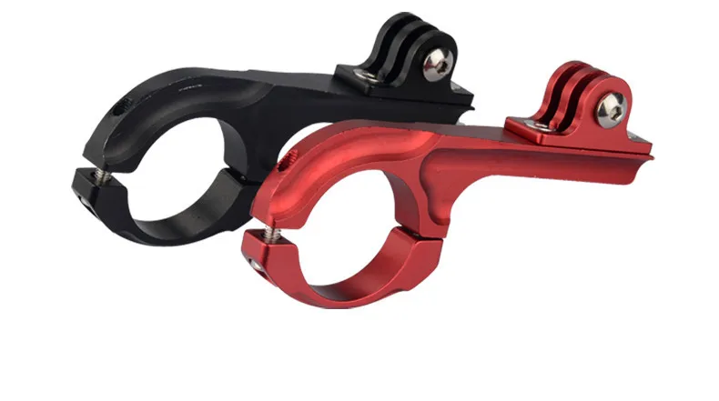 Аксессуары для крепления алюминий Go Pro держатель телефона для мотоцикла адаптер Ручка крепления 31,8 мм для Камера GoPro Hero 4 3+ 3 2 красный