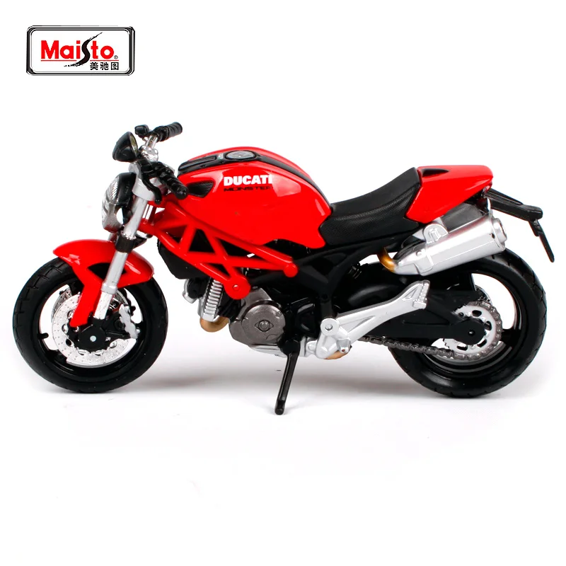Maisto 1:18 Ducati red Профессиональный Мотоцикл литье под давлением игрушка monster 696