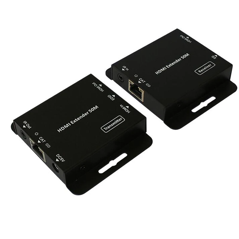 HDMI удлинитель с петлей и ИК ретранслятор кабель Ethernet Cat5e/6 до 60 м POE|Кабели HDMI| |