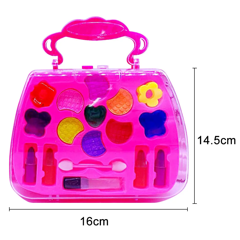 Дети девушка макияж инструменты набор чемоданчик косметический ролевые игры комплект принцесса игрушка подарок FJ88